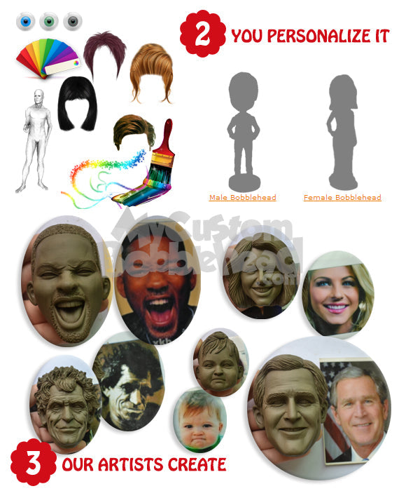 Custom Bobblehead Professional News photographer wearng a camera around the neck with a vest one - Leisure & Casual Casual Males Personalized Bobblehead & Action Figure Custom Bobblehead Professional News photographer wearng a camera around the neck with a vest one - Leisure & Casual Casual Males Personalized Bobblehead & Action Figure